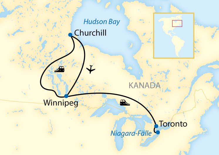Karte_Zugreise_Hudson Bay express durch Kanada_2618_2688_2022