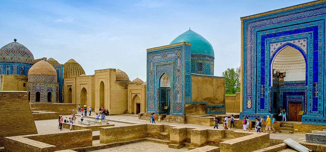 Schah-e-sende-Nekropole-in-Samarkand